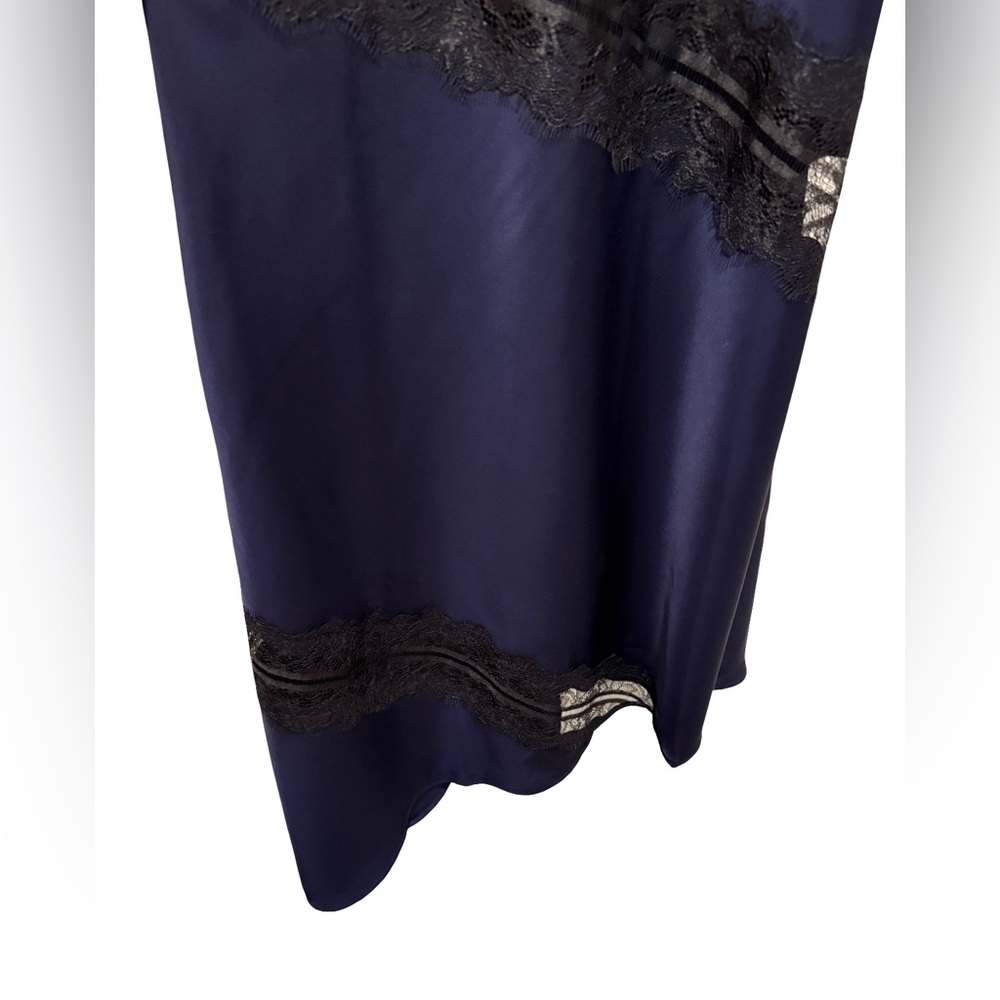 House of Harlow 1960 NWT Size S Beautiful Rich Navy & Black Lace Dress (0633) - Picture 7 of 12